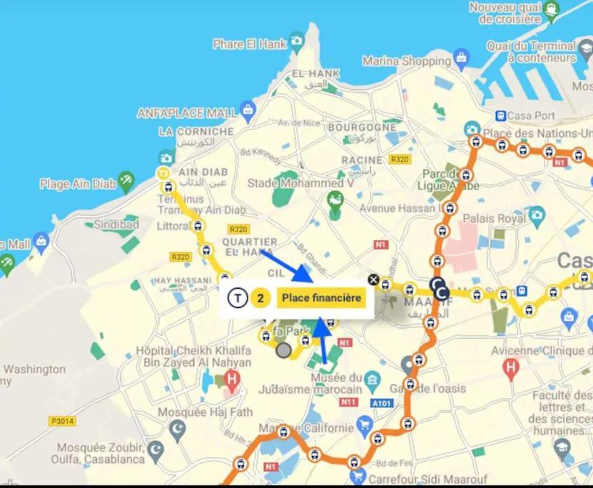 Appartamento Sojori Cfc, Fibre, Parking, Qualite Premium Casablanca Esterno foto